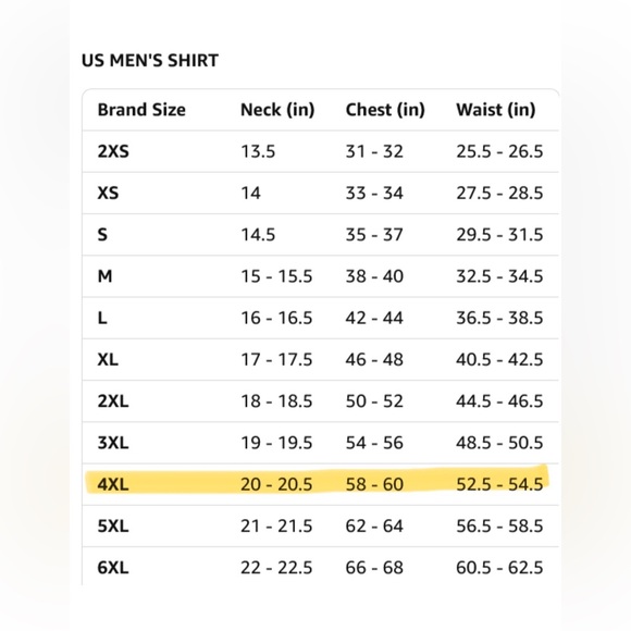 Amazon Essentials Men's Slim-Fit Long-Sleeve Stretch Oxford Shirt White/Blue 4XL - Picture 5 of 5